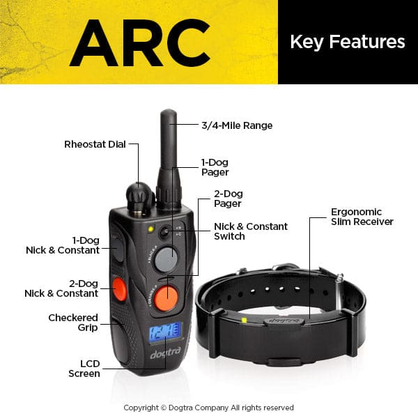 Dogtra ARC Remote Trainer - Dog Training Collars