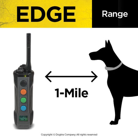 Dogtra EDGE 1 Mile Remote Trainer Expands Up To 4 Dogs