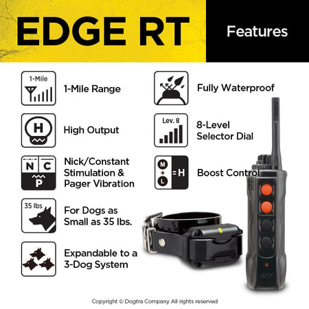 Dogtra Edge RT Trainer - Dog Training Collars