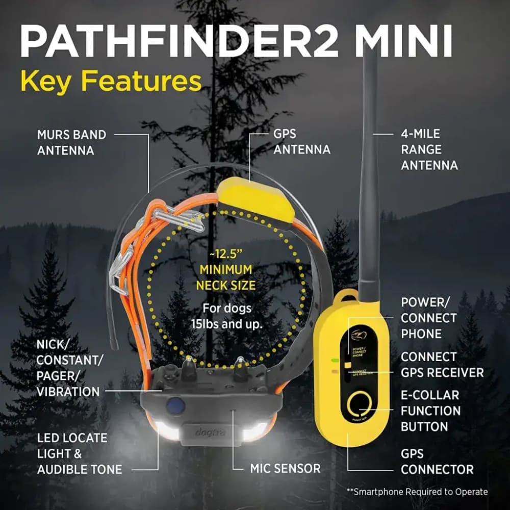 Dogtra PATHFINDER2 MINI GPS Dog Tracking and Dog Training