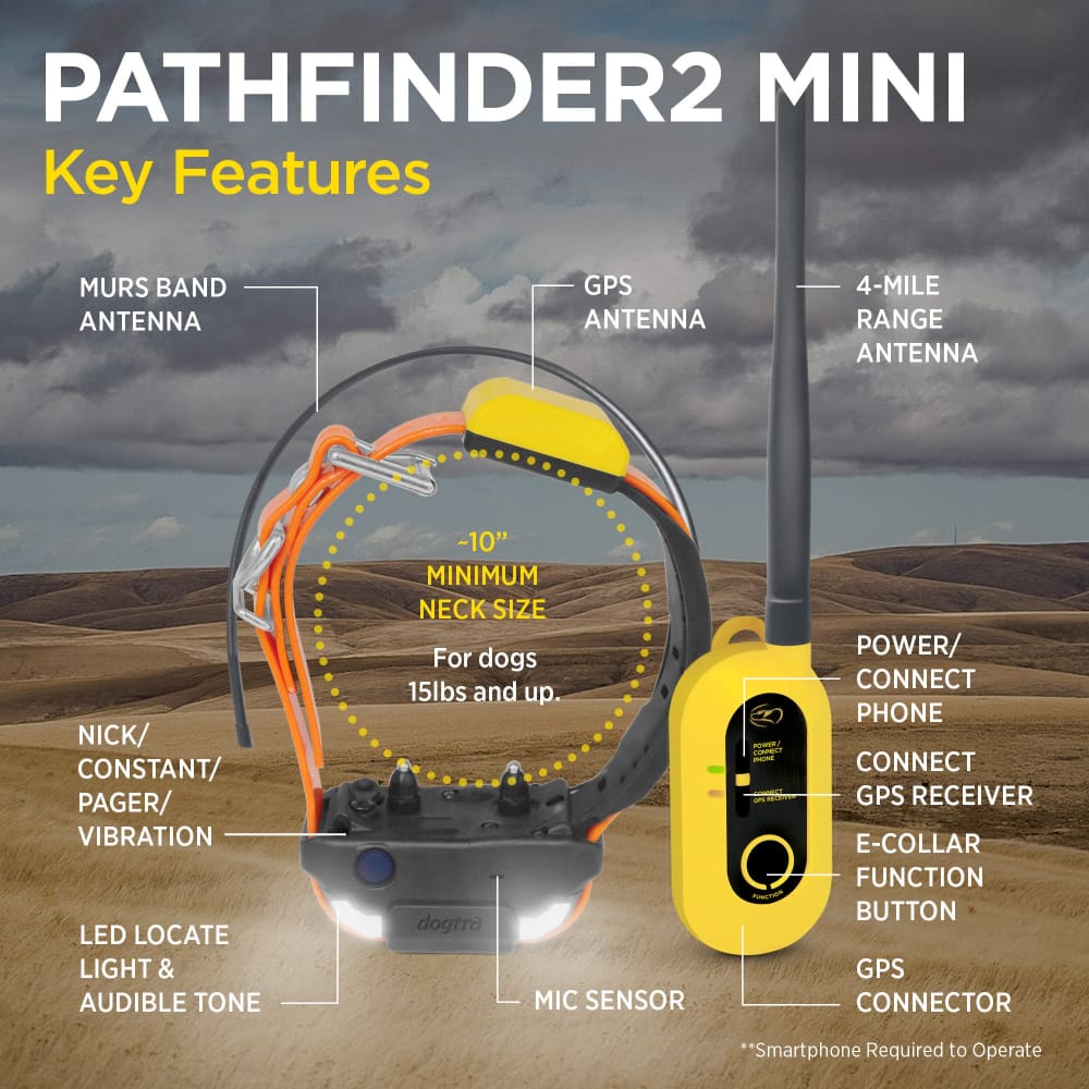 Dogtra PATHFINDER2 MINI GPS Dog Tracking and Dog Training