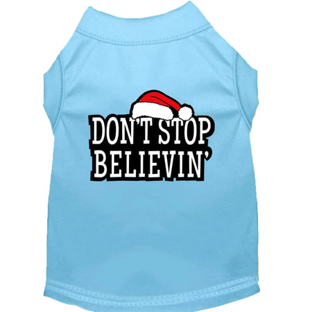 Don’t Stop Believin’ Screenprint Pet Shirts - Screen