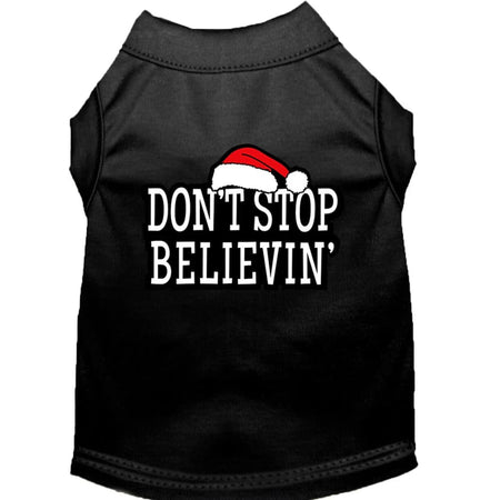 Don’t Stop Believin’ Screenprint Pet Shirts - Screen