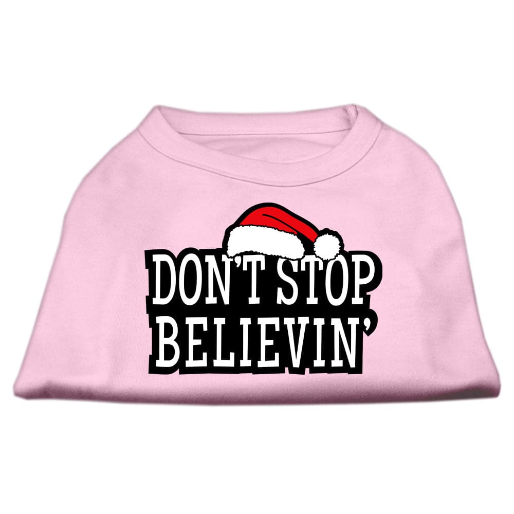 Don’t Stop Believin’ Screenprint Pet Shirts - Screen