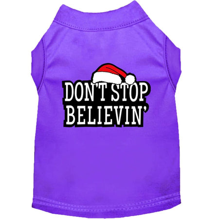 Don’t Stop Believin’ Screenprint Pet Shirts - Screen