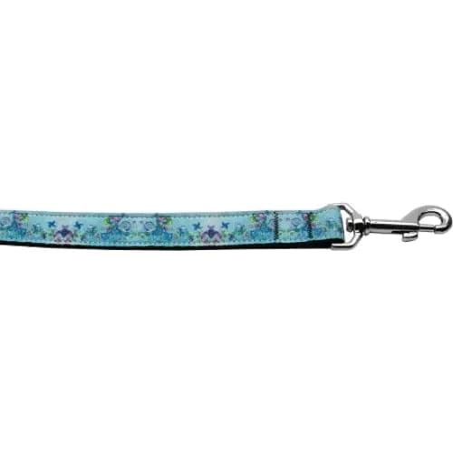 Dreamy Blue Nylon Dog Collar & Leash - Dog Collars - Nylon