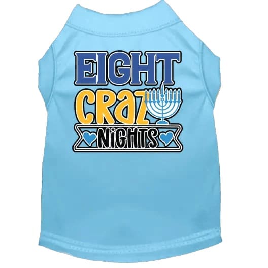 Eight Crazy Nights Hanukkah Pet Shirt - Hanukkah Shirt