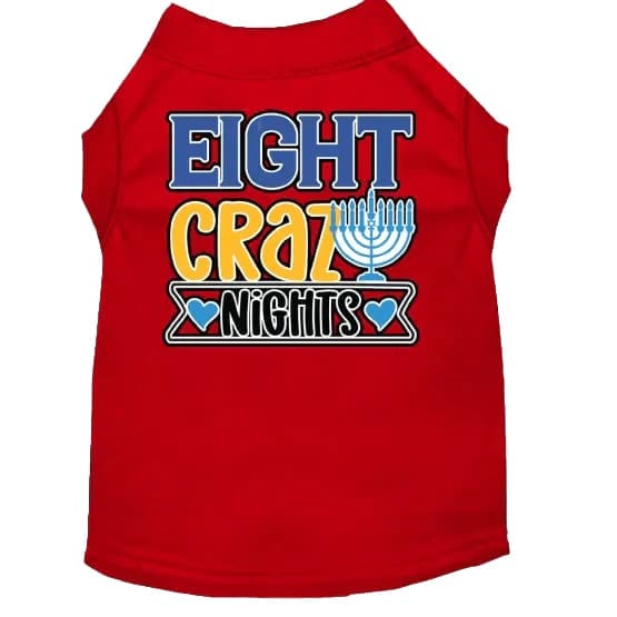 Eight Crazy Nights Hanukkah Pet Shirt - Hanukkah Shirt