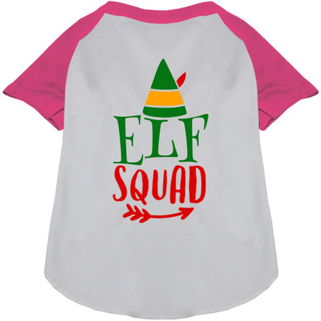 Elf Squad Pet Raglan Shirt - Screen Print Shirts