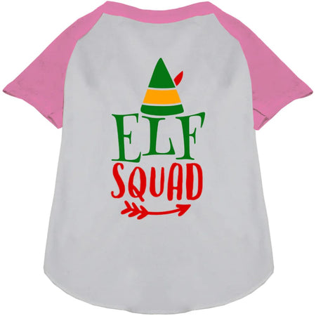 Elf Squad Pet Raglan Shirt - Screen Print Shirts