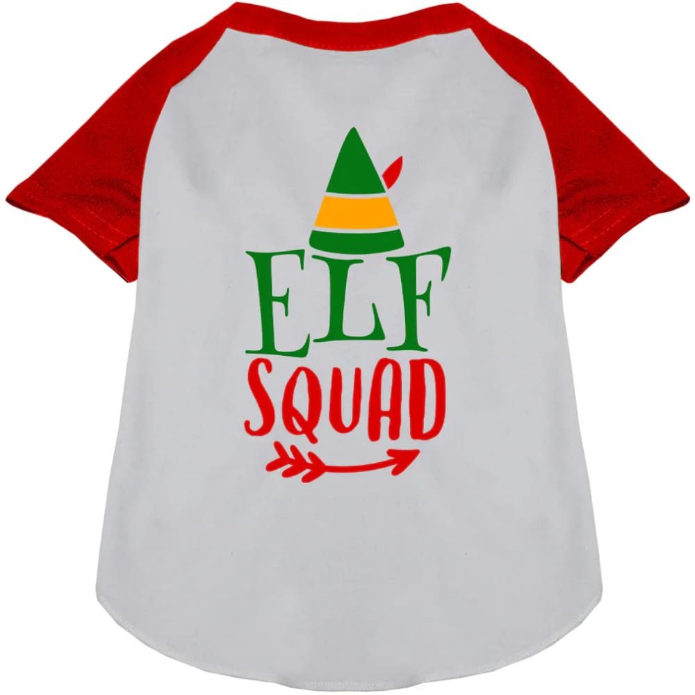 Elf Squad Pet Raglan Shirt - Screen Print Shirts