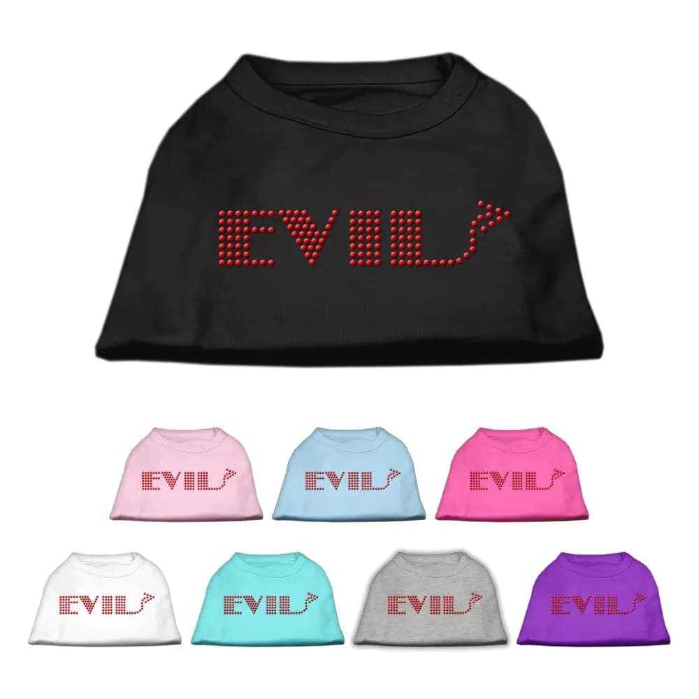 Evil Rhinestone Pet Shirt - Pet Shirt