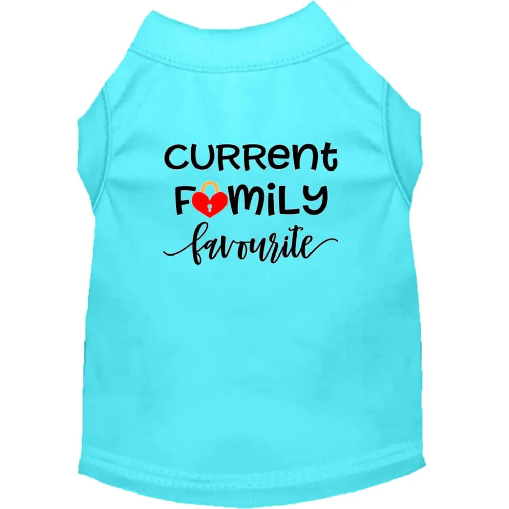 Family Favorite Screen Print Dog Shirt - Screen Print Shirts