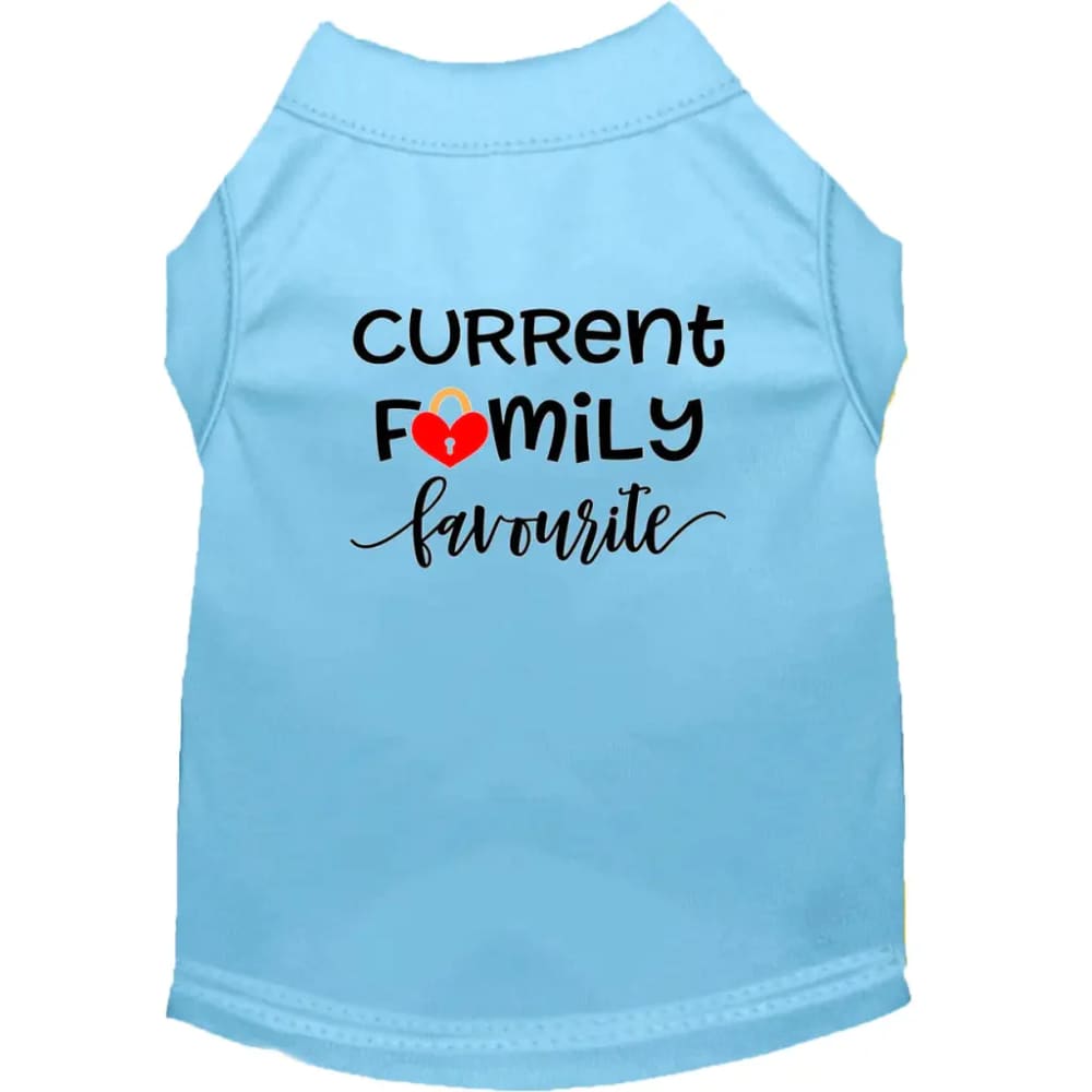 Family Favorite Screen Print Dog Shirt - Screen Print Shirts