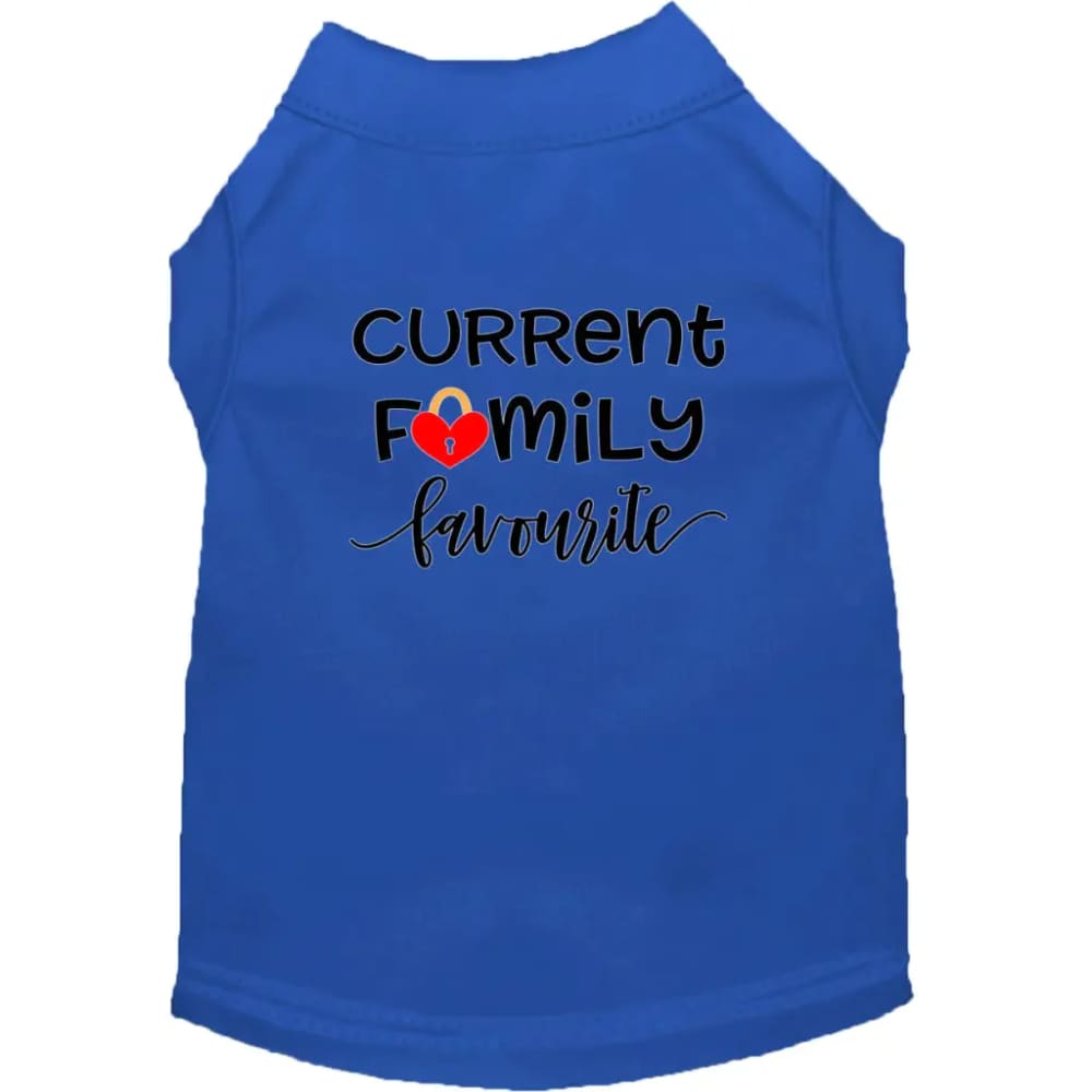 Family Favorite Screen Print Dog Shirt - Screen Print Shirts