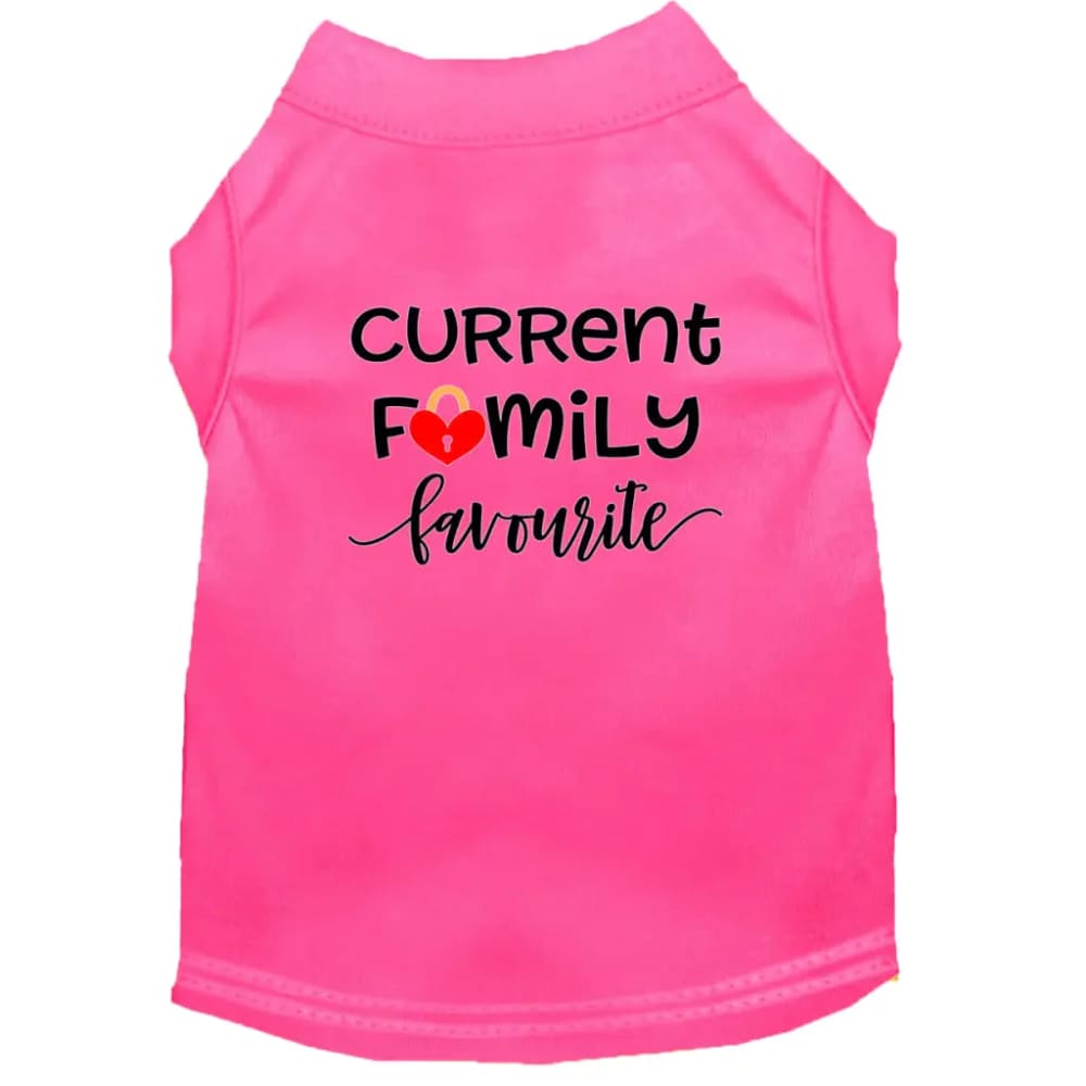 Family Favorite Screen Print Dog Shirt - Screen Print Shirts