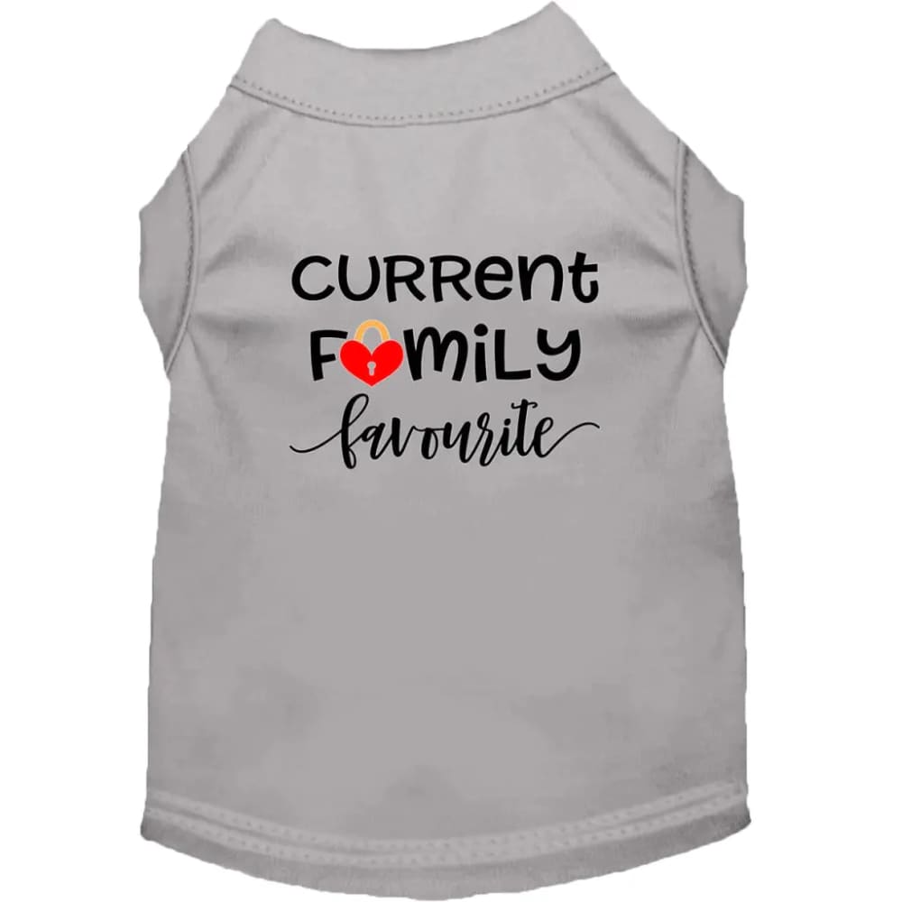 Family Favorite Screen Print Dog Shirt - Screen Print Shirts