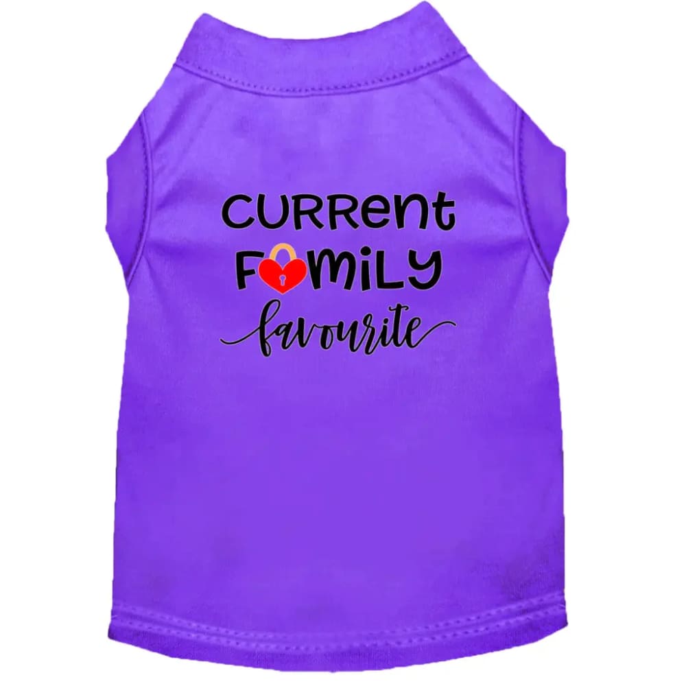 Family Favorite Screen Print Dog Shirt - Screen Print Shirts