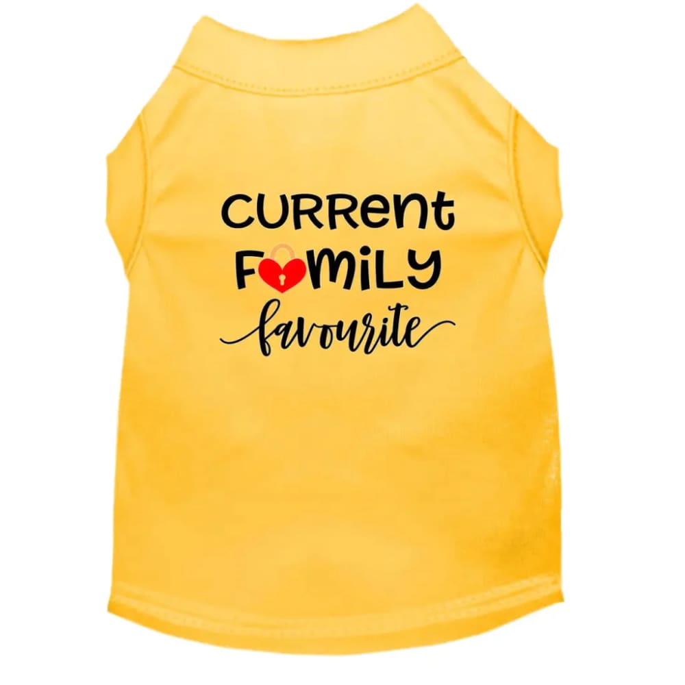 Family Favorite Screen Print Dog Shirt - Screen Print Shirts