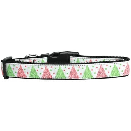 Fancy Schmancy Christmas Tree Nylon Dog Collars and Leashes