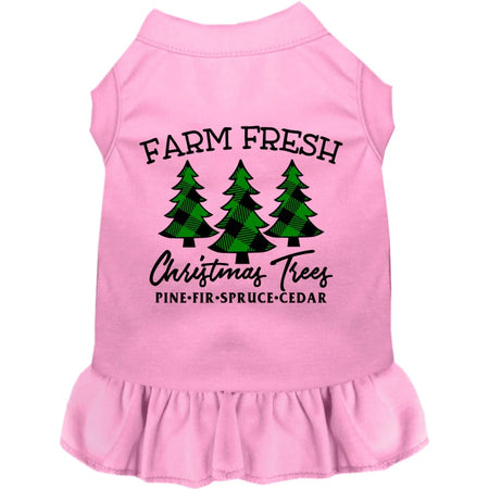 Farm Fresh Christmas Trees Pet Dress - Screen Print Dog