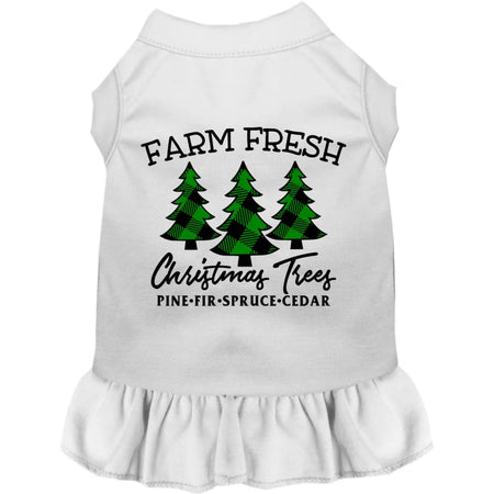 Farm Fresh Christmas Trees Pet Dress - Screen Print Dog