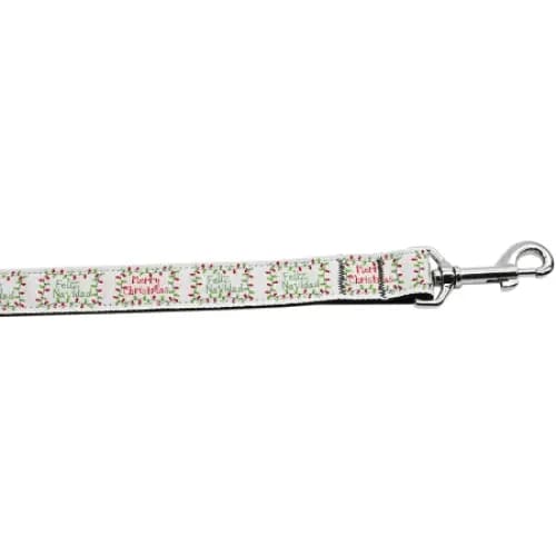 Feliz Navidad Nylon Dog Collars and Leashes - Christmas