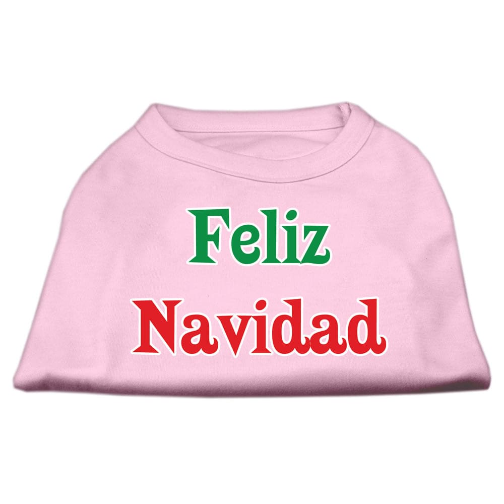 Feliz Navidad Screen Print Pet Shirts - Screen Print Shirts