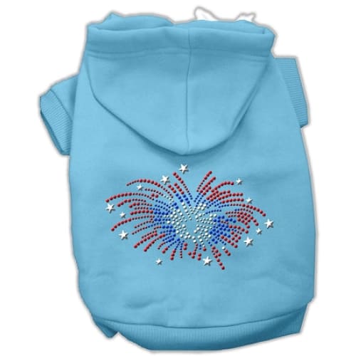 Fireworks Rhinestone Pet Hoodie - Rhinestone Hoodies