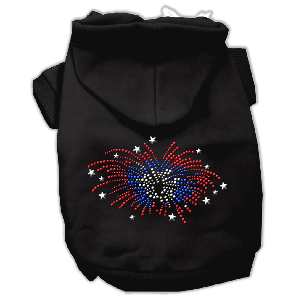 Fireworks Rhinestone Pet Hoodie - Rhinestone Hoodies