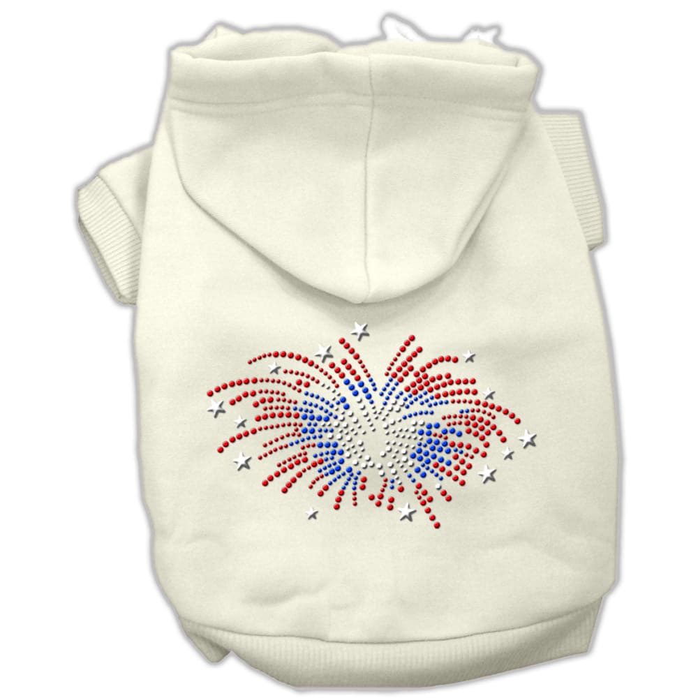 Fireworks Rhinestone Pet Hoodie - Rhinestone Hoodies