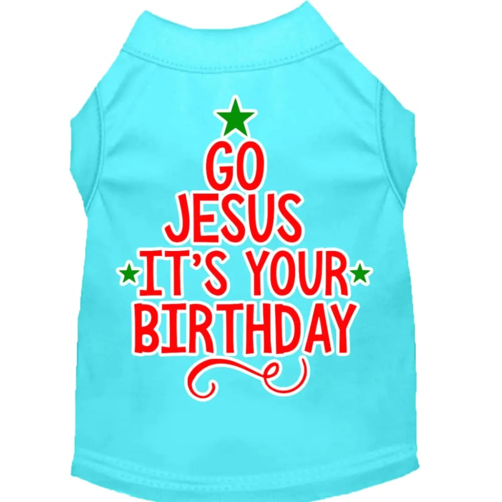 Go Jesus Screen Print Pet Shirt - Screen Print Shirts