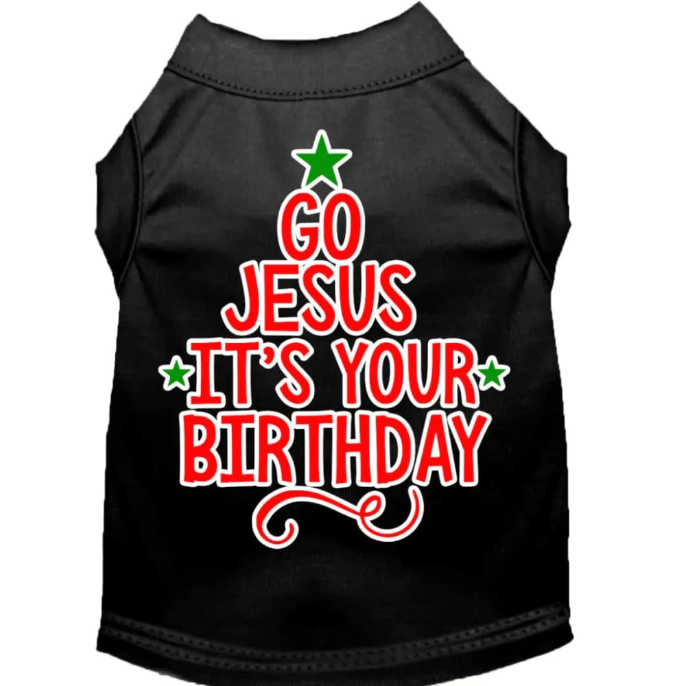 Go Jesus Screen Print Pet Shirt - Screen Print Shirts