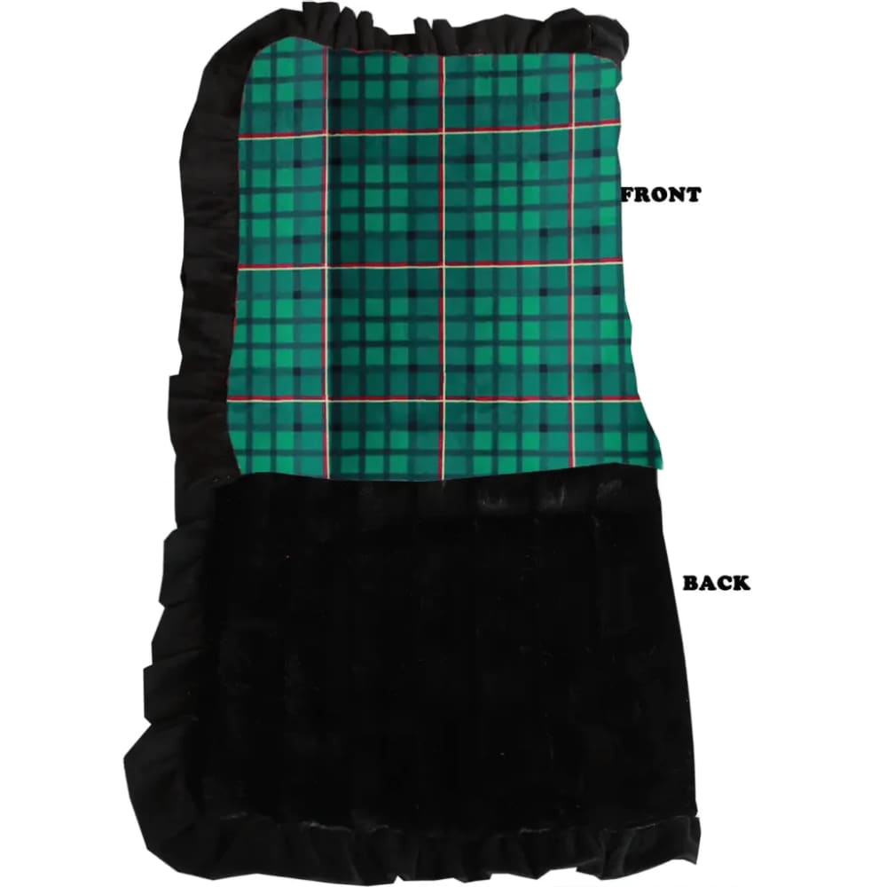 Green Plaid Pet Blanket