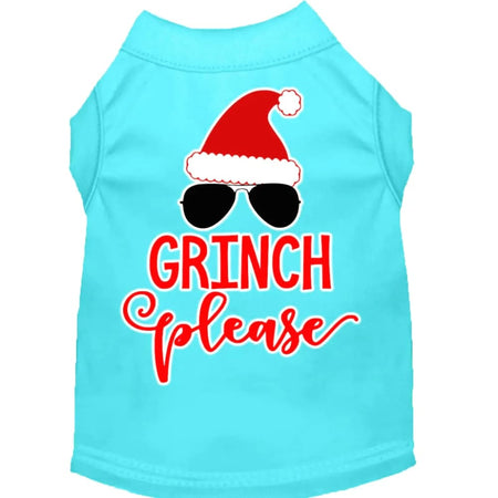 Grinch Please Screen Print Pet Shirt - Screen Print Shirts