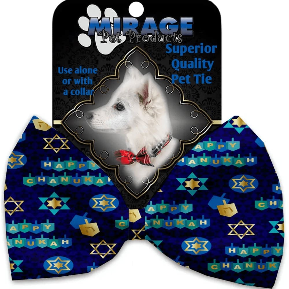 Hanukkah Pet Bow Ties - Bow Tie - Holiday