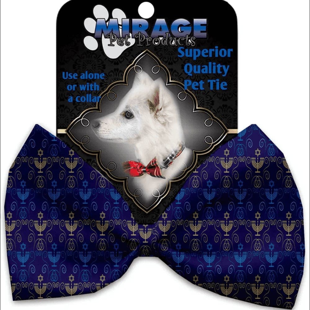 Hanukkah Pet Bow Ties - Bow Tie - Holiday