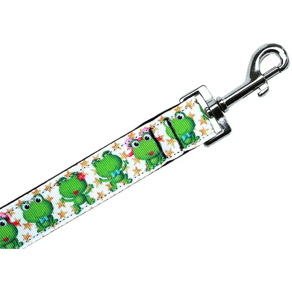 Happy Frogs Nylon Dog Collar & Leash - Dog Collars - Nylon