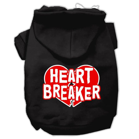 Heart Breaker Screen Print Pet Hoodies - Screen Print