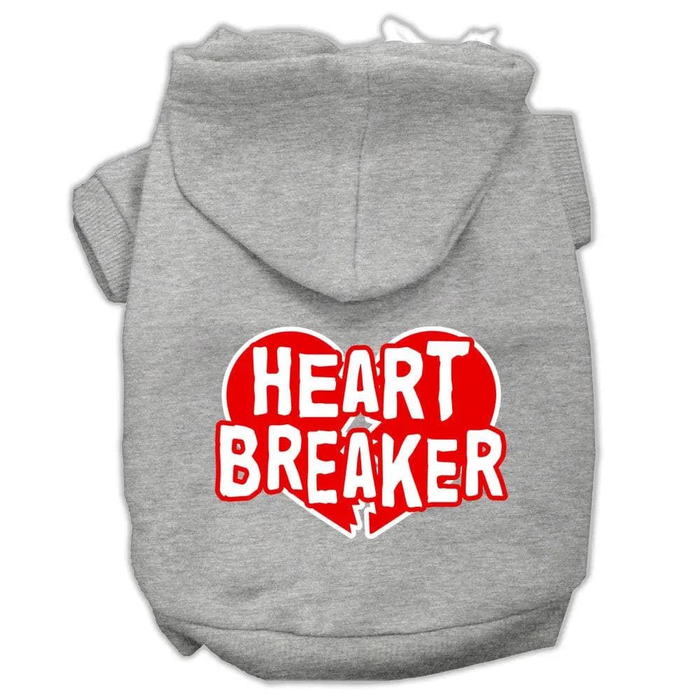 Heart Breaker Screen Print Pet Hoodies - Screen Print