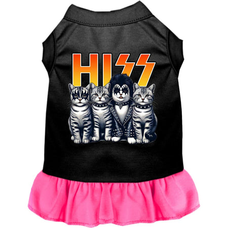 Hiss Kitties Pet Dress - Screen Print Dog Dresses