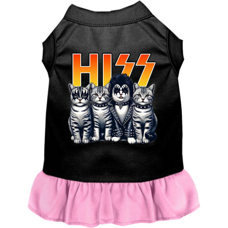 Hiss Kitties Pet Dress - Screen Print Dog Dresses