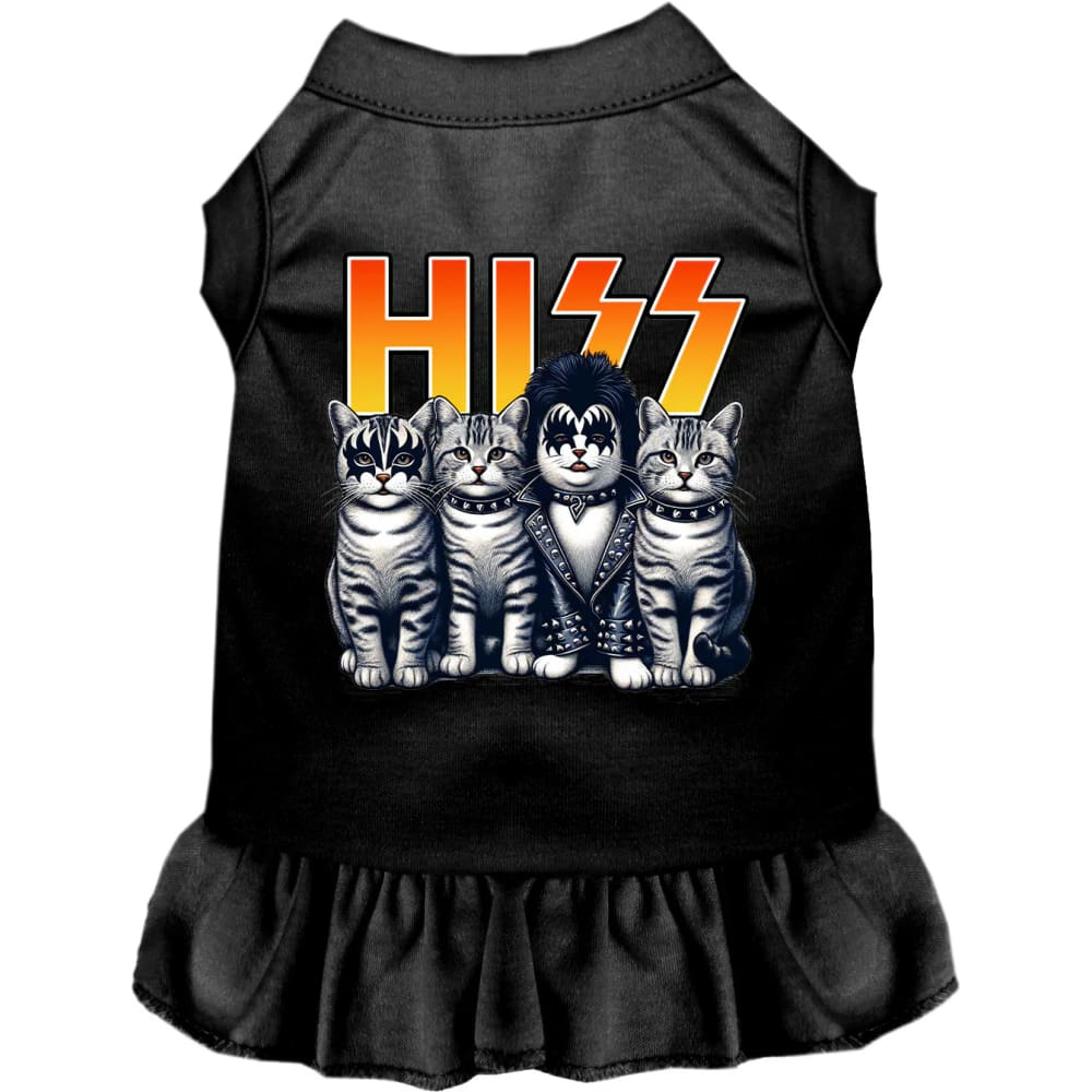 Hiss Kitties Pet Dress - Screen Print Dog Dresses