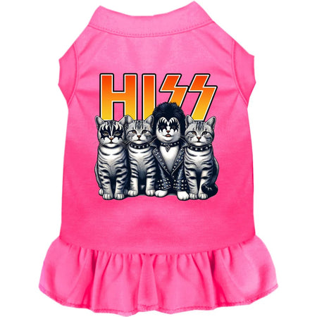 Hiss Kitties Pet Dress - Screen Print Dog Dresses