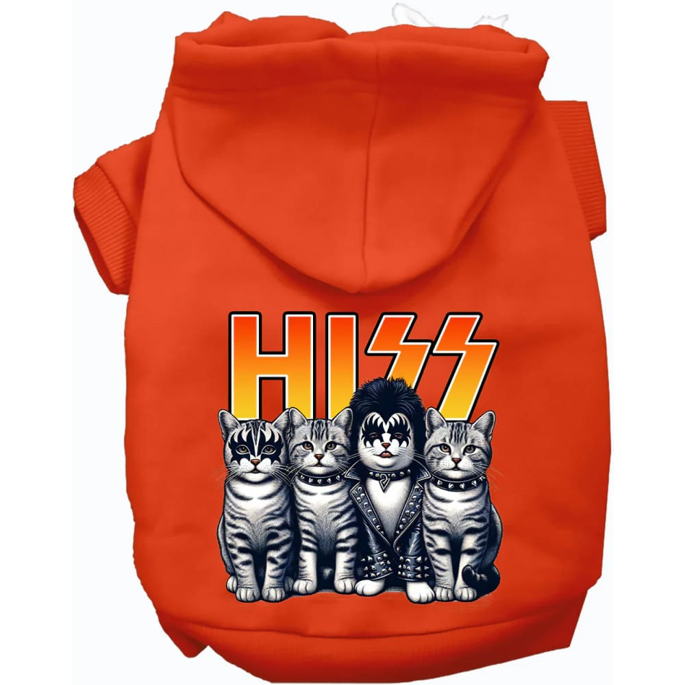 Hiss Kitties Pet Hoodie - Screen Print Hoodies