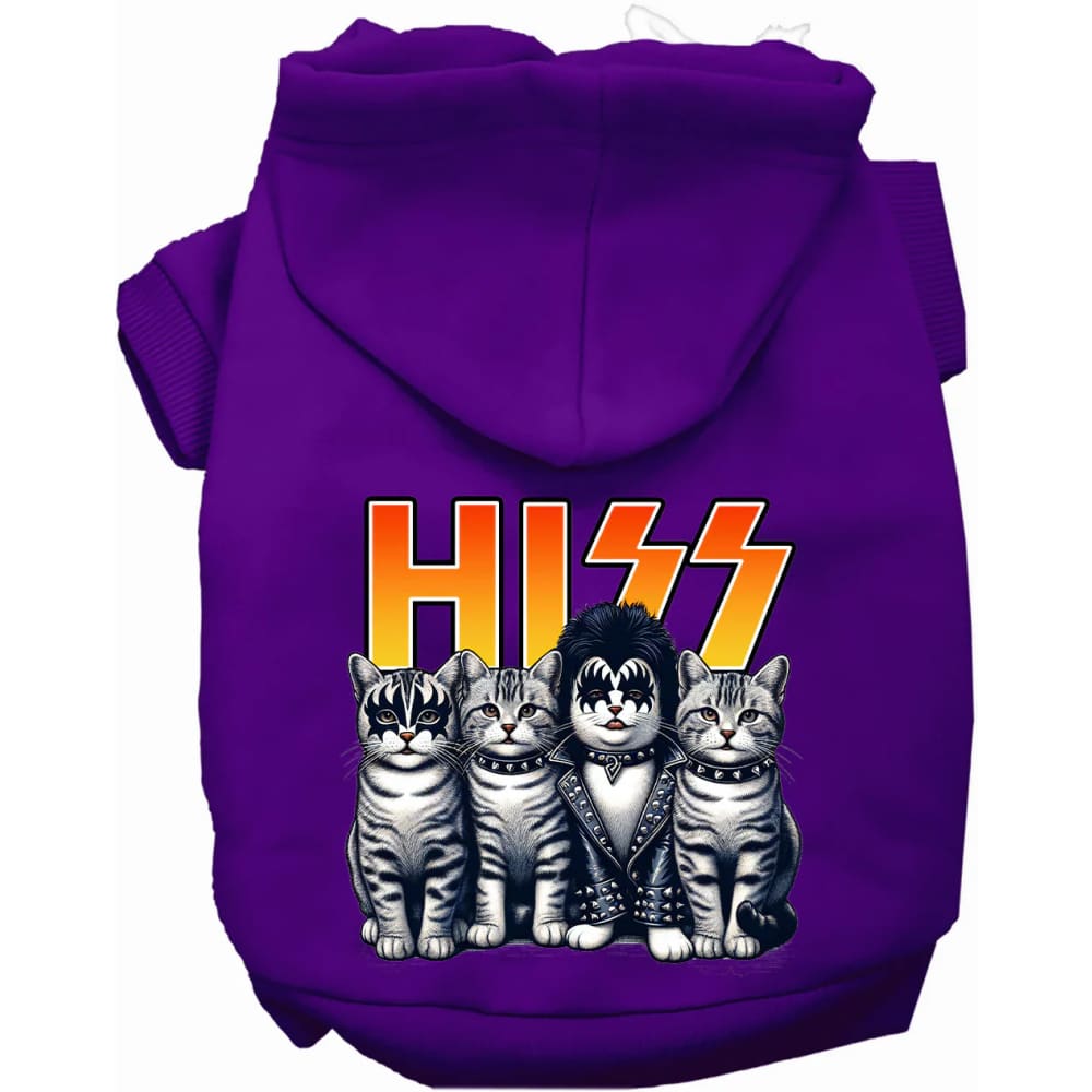 Hiss Kitties Pet Hoodie - Screen Print Hoodies