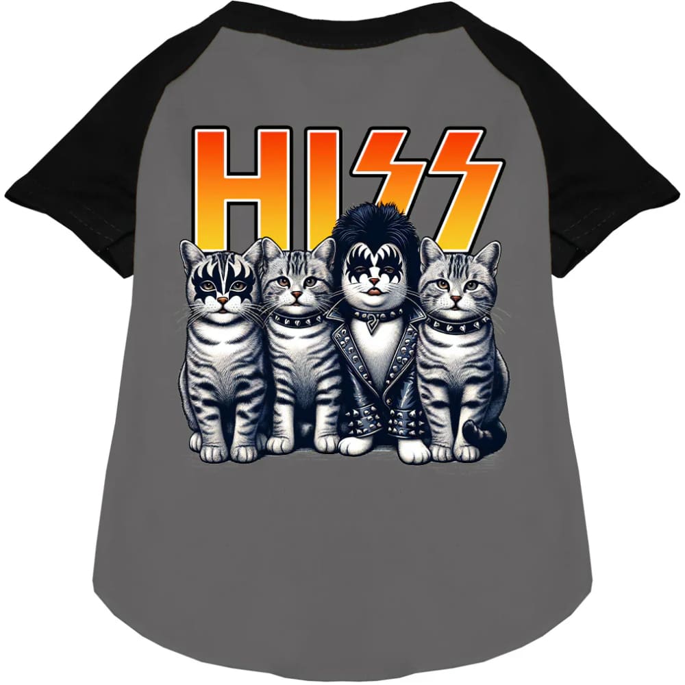 Hiss Kitties Pet Raglan Shirt - Pet Shirt