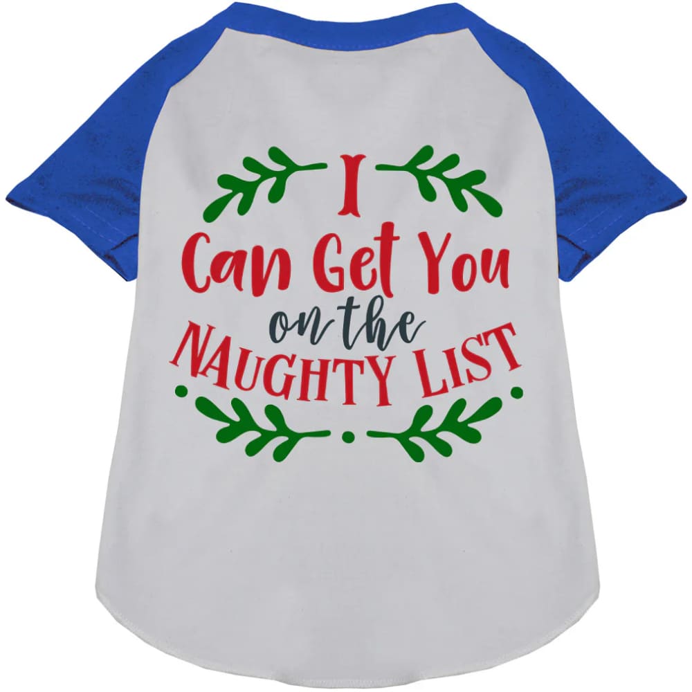 I Can Get You on the List Pet Raglan Shirt - Screen Print