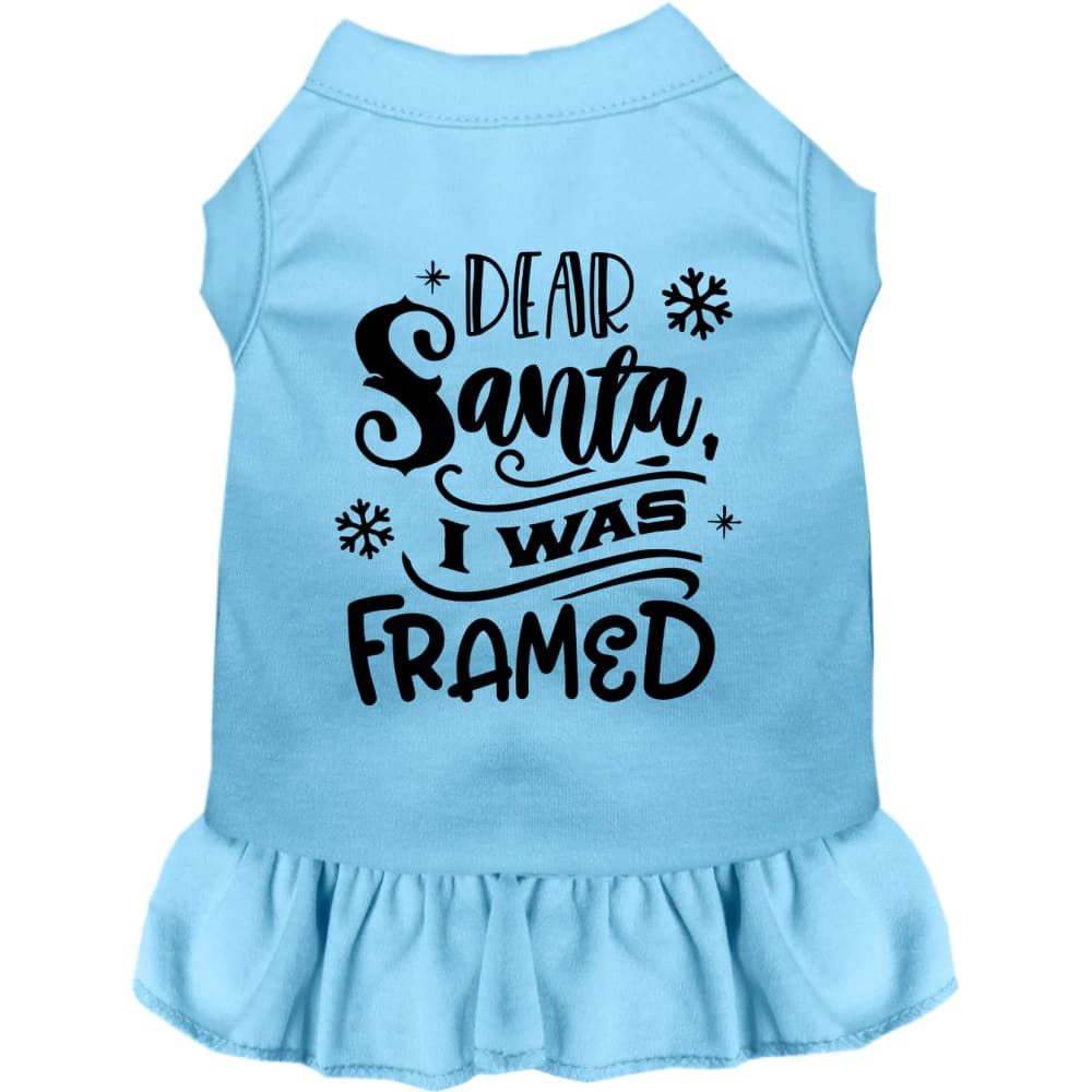 I was Framed! Pet Dress - Screen Print Dog Dresses