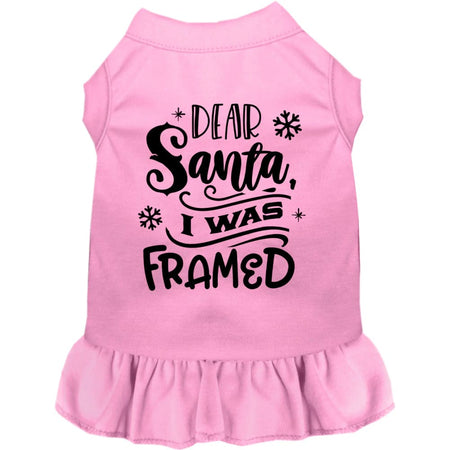 I was Framed! Pet Dress - Screen Print Dog Dresses